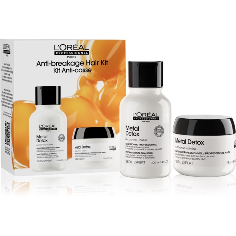 L’Oréal Professionnel Serie Expert Metal Detox подаръчен комплект за боядисана и увредена коса за жени - Комплект - Сравни цени от 1 магазин с безплатна доставка
