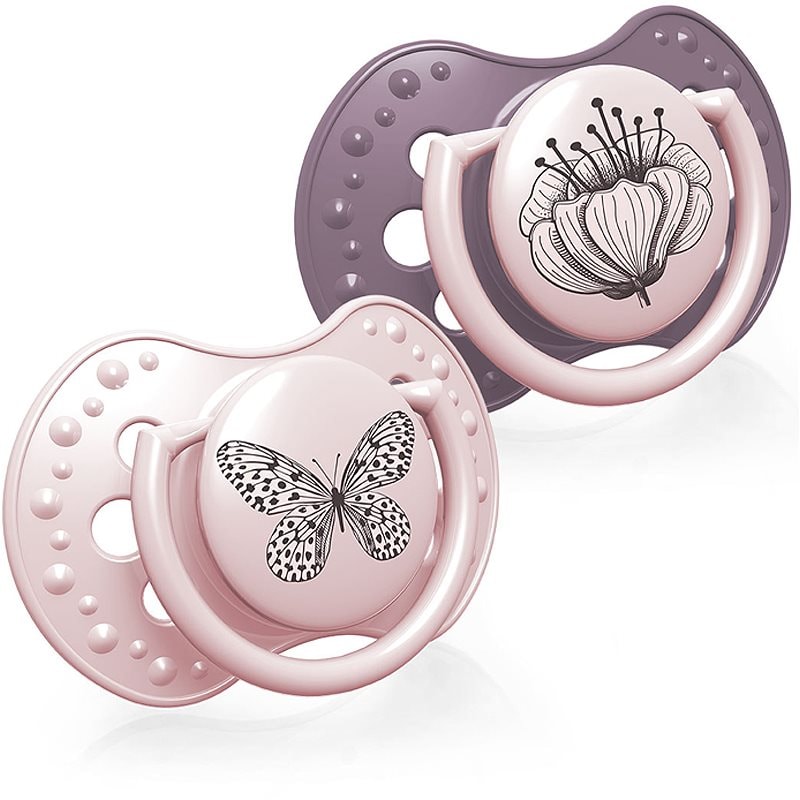 LOVI Botanic 3-6m биберон Girl - За деца - Сравни цени от 1 магазин с безплатна доставка