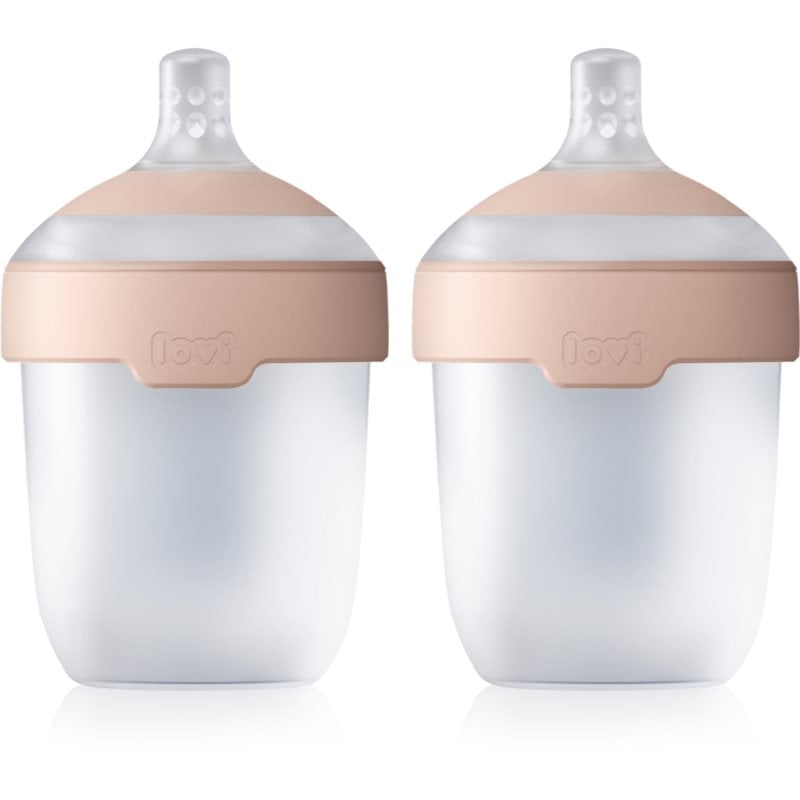 LOVI Mammafeel Bottle бебешко шише 0 m+ 2x