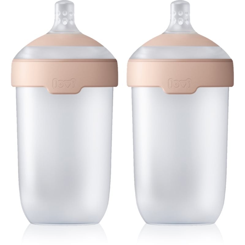 LOVI Mammafeel Bottle бебешко шише 3 m+ 2x