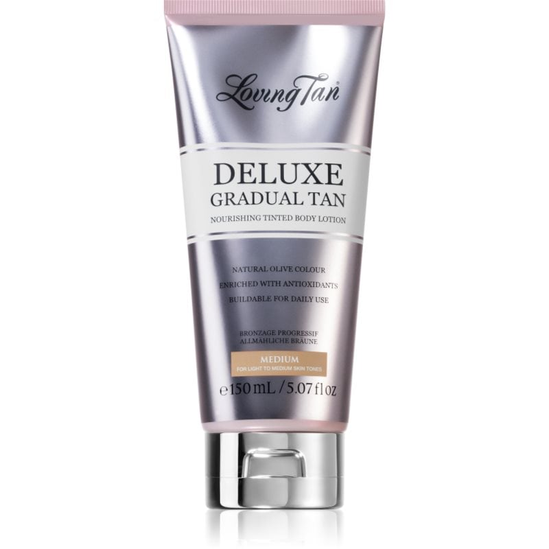 Loving Tan Deluxe Gradual Tan подхранващ лосион за тяло за подчертаване на тена