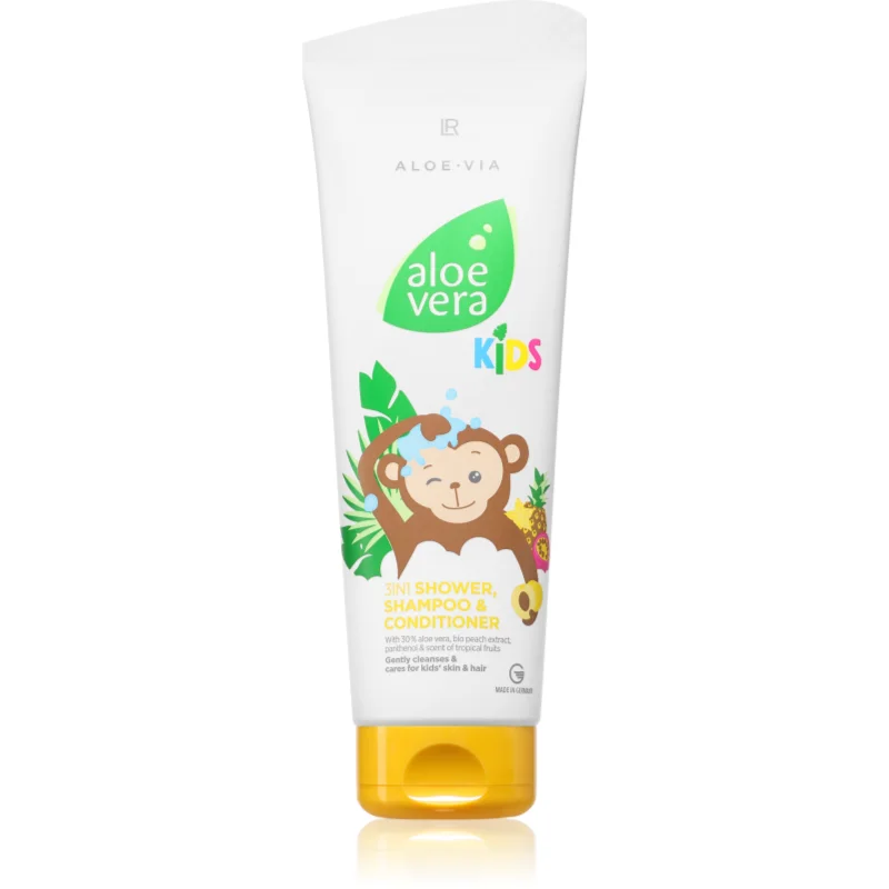 LR Aloe Vera Kids 3 в 1 шампоан, балсам и душ гел за деца - Грижа за коса - Сравни цени от 1 магазин с безплатна доставка