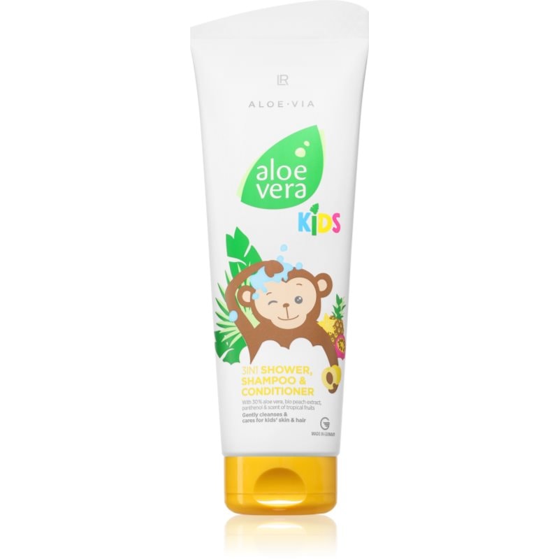 LR Aloe Vera Kids 3 в 1 шампоан, балсам и душ гел за деца - Грижа за коса - Сравни цени от 1 магазин с безплатна доставка