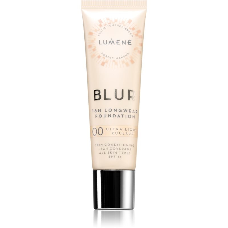 Lumene Blur 16h Longwear дълготраен фон дьо тен SPF 15 - Грим - Сравни цени от 1 магазин с безплатна доставка