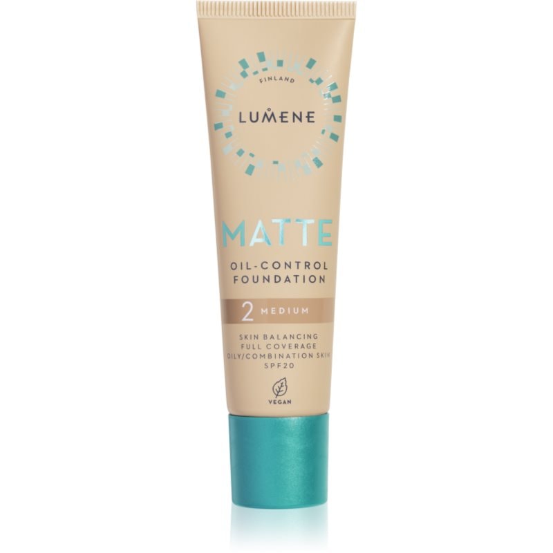 Lumene Matte Oil-Control матиращ фон дьо тен SPF 20 - Грим - Сравни цени от 1 магазин с безплатна доставка