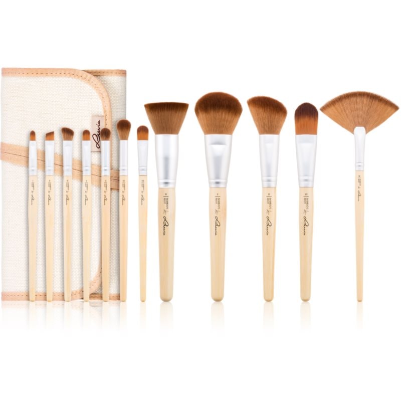Luvia Cosmetics Bamboo Bamboo’s Root комплкет четки с калъф - Грим - Сравни цени от 1 магазин с безплатна доставка