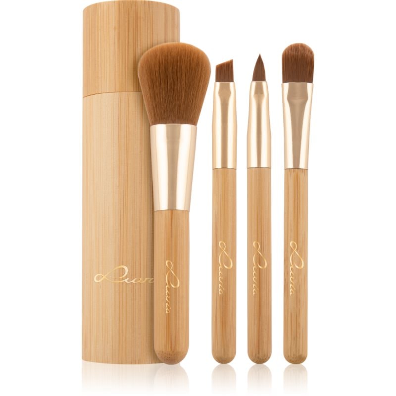 Luvia Cosmetics Bamboo Travel комплект четки пътническа - Комплект - Сравни цени от 1 магазин с безплатна доставка