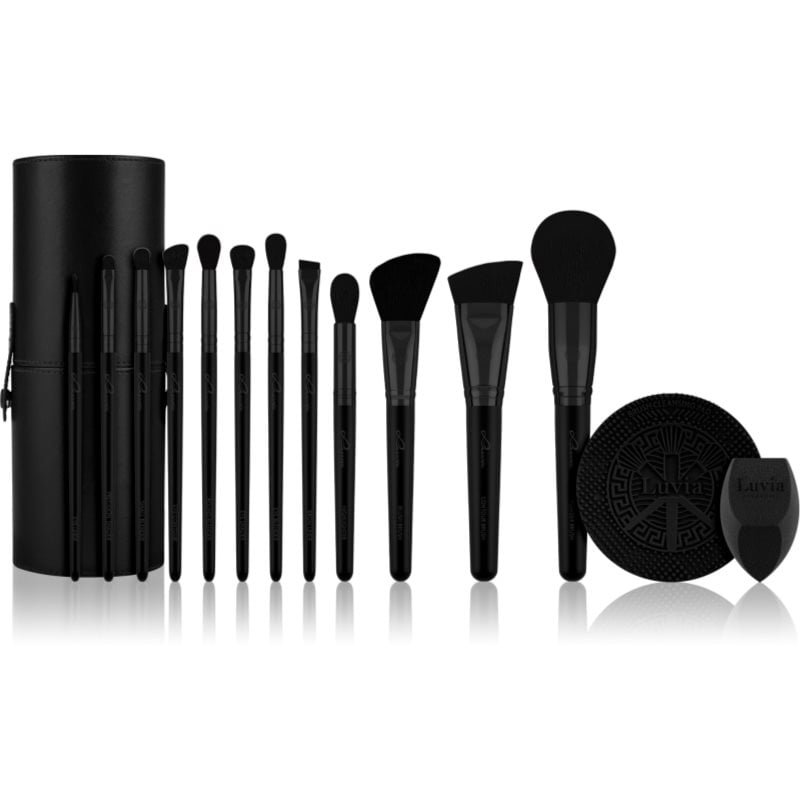 Luvia Cosmetics Prime Vegan Pro Black Edition комплект четки