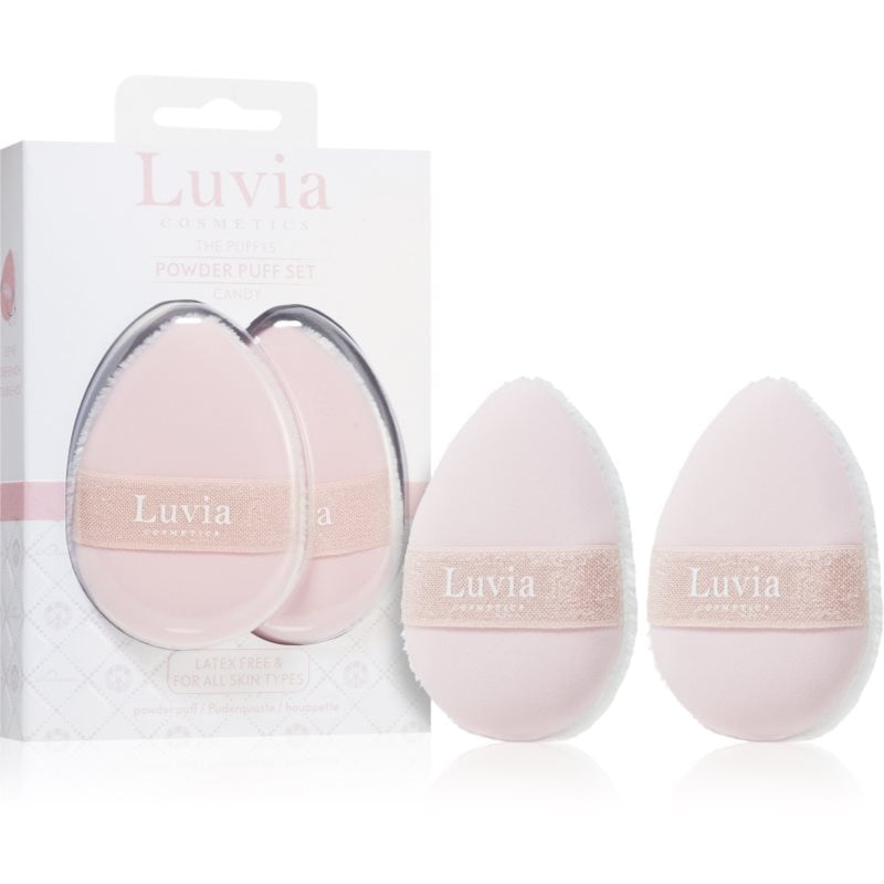 Luvia Cosmetics The Puffys Powder Puff Set велурен тампон за пудра Candy