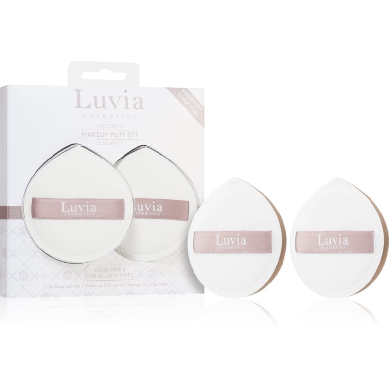 Luvia Cosmetics The Puffys Makeup Puff Set велурен тампон за пудра Elegance