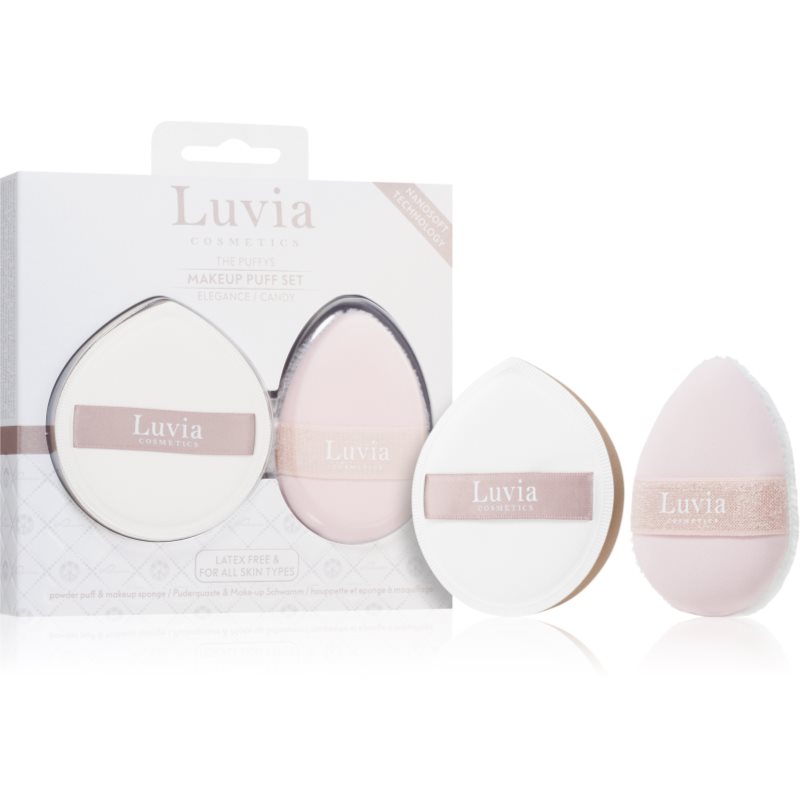 Luvia Cosmetics The Puffys Duo Puff Kit комплект апликатори Elegance/Candy - Комплект - Сравни цени от 1 магазин с безплатна доставка