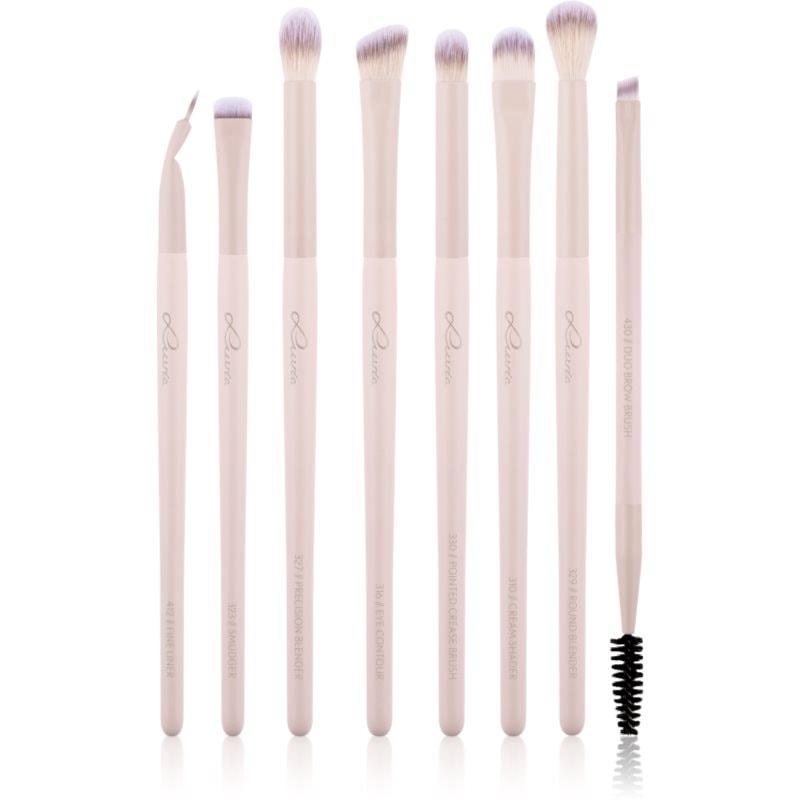 Luvia Cosmetics All Eye Want Nude Aura комплект четки за гримиране на очите - Комплект - Сравни цени от 1 магазин с безплатна доставка