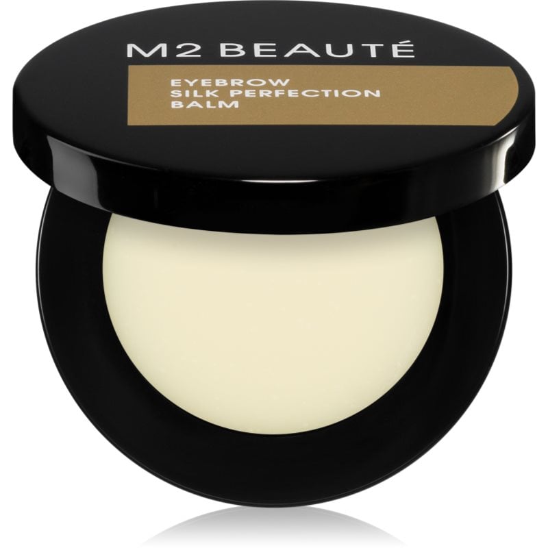 M2 Beauté Eyebrow Silk Perfection Balm подхранващ балсам за вежди с четка