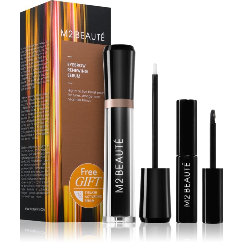 M2 Beauté Eyebrow Renewing Serum подаръчен комплект - Комплект - Сравни цени от 1 магазин с безплатна доставка