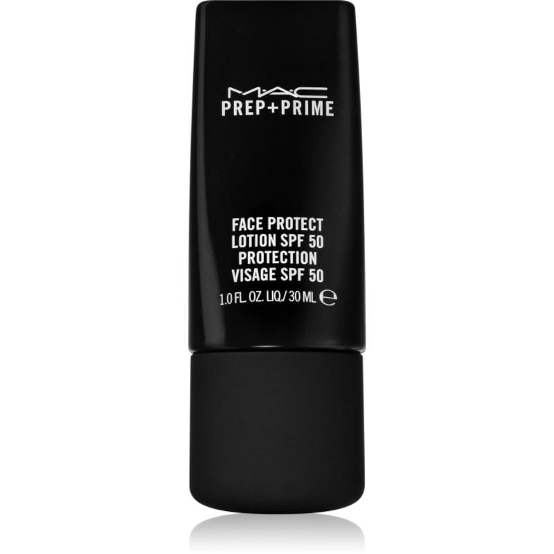 MAC Cosmetics Prep + Prime Face Protect Lotion SPF50 защитен крем за лице SPF 50 - Грижа за тяло - Сравни цени от 1 магазин с безплатна доставка