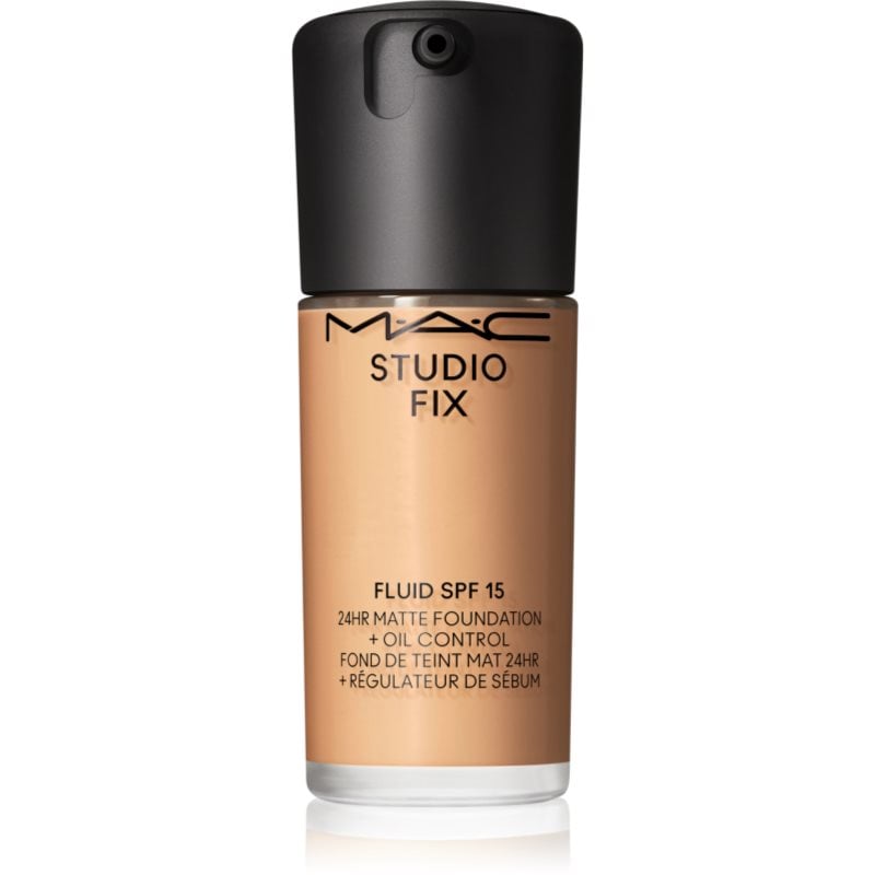 MAC Cosmetics Studio Fix Fluid SPF 15 24HR Matte Foundation + Oil Control матиращ фон дьо тен SPF 15