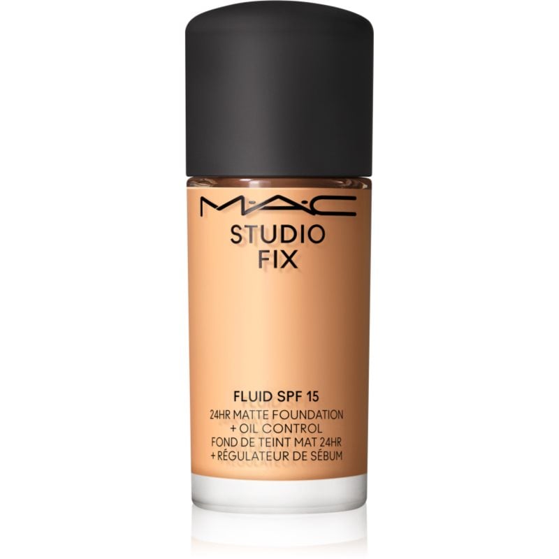 MAC Cosmetics Mini Studio Fix Fluid SPF 15 24HR Matte Foundation + Oil Control матиращ фон дьо тен SPF 15
