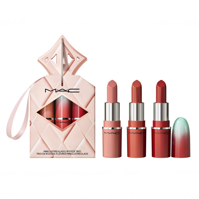 MAC Cosmetics Holiday Wildest Gleams Mini Lusterglass Lip Trio подаръчен комплект за устни - Комплект - Сравни цени от 1 магазин с безплатна доставка