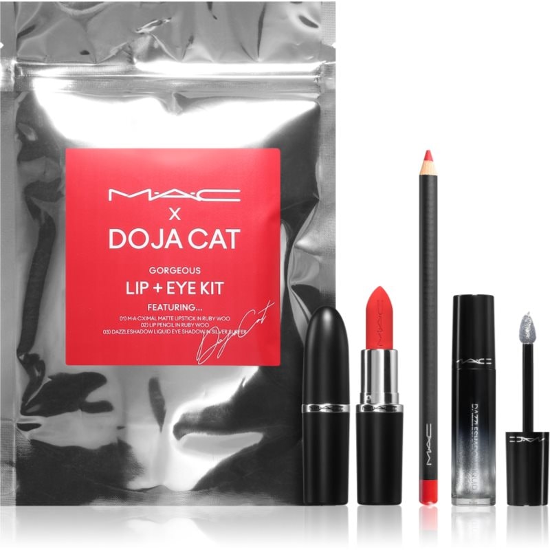 MAC Cosmetics MAC x Doja Cat Gorgeous Lip & Eye Kit грим комплект - Комплект - Сравни цени от 1 магазин с безплатна доставка