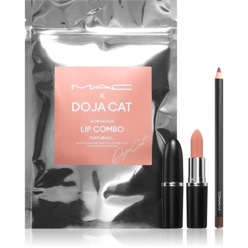 MAC Cosmetics MAC x Doja Cat Gorgeous Nude Lip Kit комплект за устни - Комплект - Сравни цени от 1 магазин с безплатна доставка