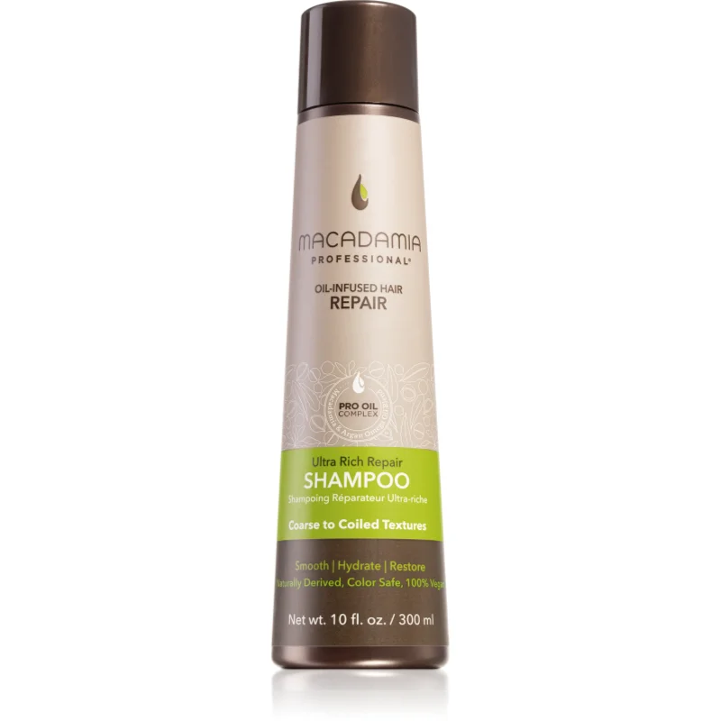 Macadamia Natural Oil Ultra Rich Repair дълко регенериращ шампоан за силно увредена коса