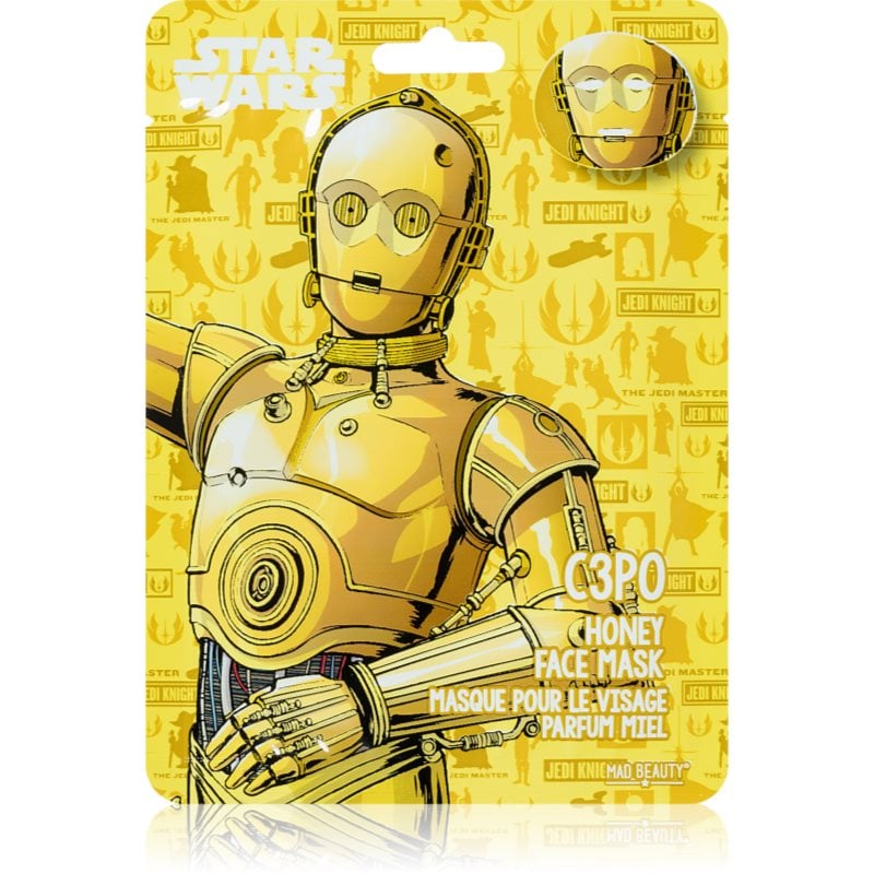 Mad Beauty Star Wars C3PO хидратираща платнена маска с мед