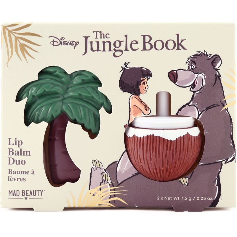 Mad Beauty The Jungle Book Lip Balm Duo балсам за устни - Грижа за лице - Сравни цени от 1 магазин с безплатна доставка