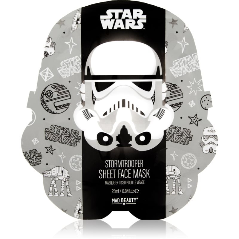Mad Beauty Star Wars Storm Trooper хидратираща платнена маска с екстракт от зелен чай - Грижа за лице - Сравни цени от 1 магазин с безплатна доставка
