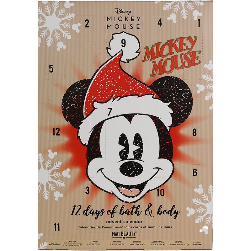 Mad Beauty Mickey Mouse Jingle All The Way - 12 Day Advent Calendar коледен календар - Комплект - Сравни цени от 1 магазин с безплатна доставка
