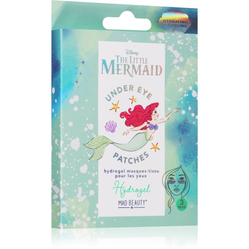 Mad Beauty The Little Mermaid хидратираща и озаряващ маска за околоочната област