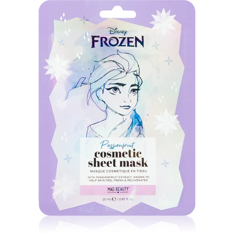 Mad Beauty Frozen Elsa платнена маска с озаряващ и хидратиращ ефект - Грижа за лице - Сравни цени от 1 магазин с безплатна доставка