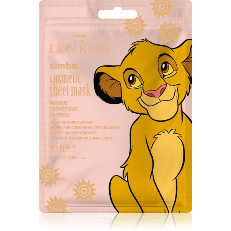Mad Beauty Lion King Simba ревитализираща платнена маска