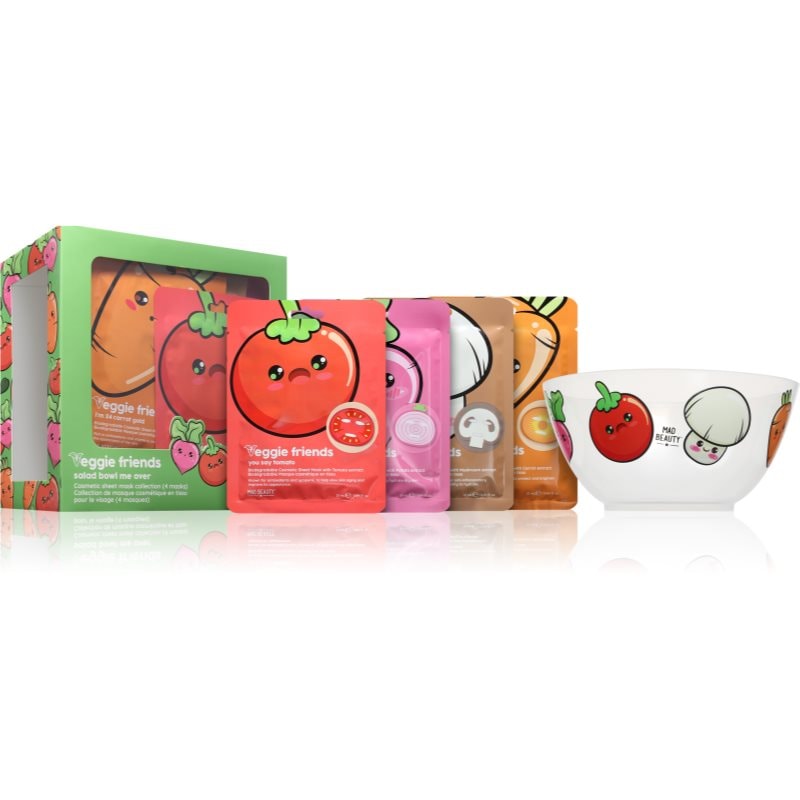 Mad Beauty Veggie Friends комплект платнени маски - Комплект - Сравни цени от 1 магазин с безплатна доставка