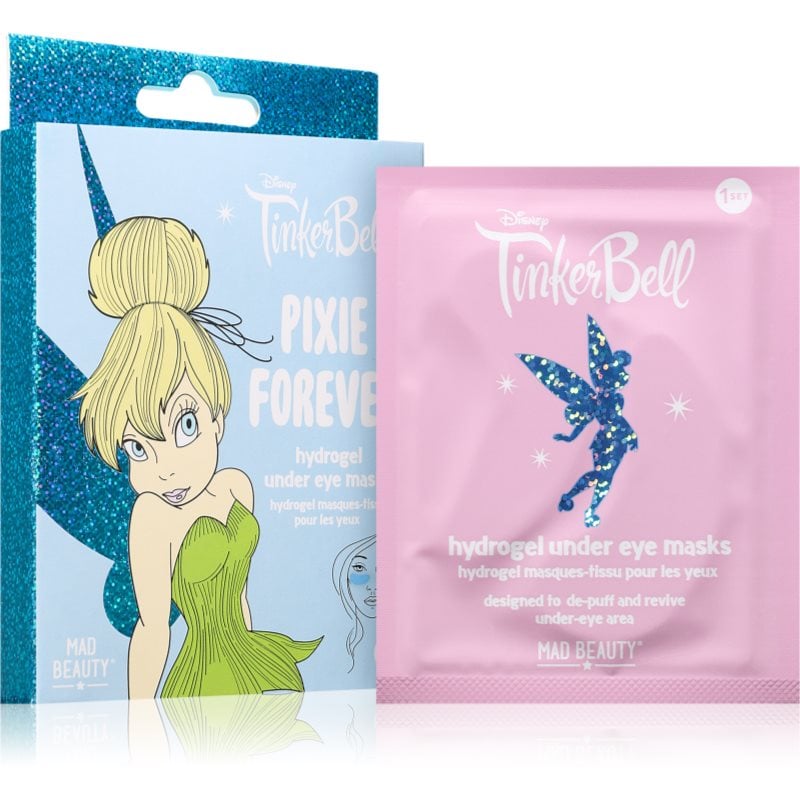 Mad Beauty Disney Tinkre Bell Hydrogel Under Eye Patches гел-стелки за околоочната област