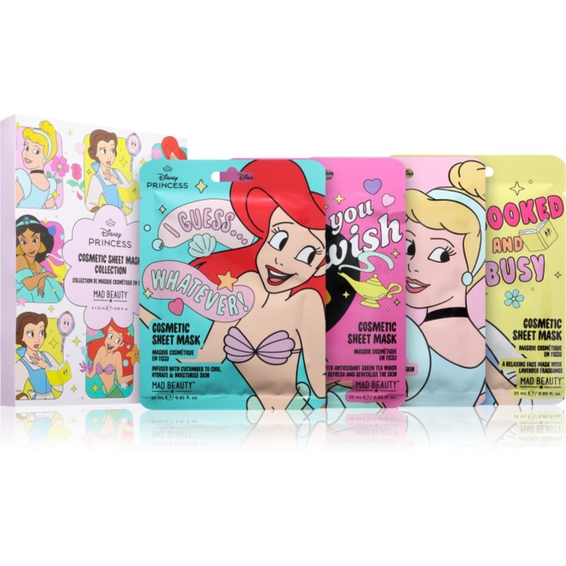 Mad Beauty Disney Princess Express Yourself комплект платнени маски с хидратиращ ефект - Комплект - Сравни цени от 1 магазин с безплатна доставка