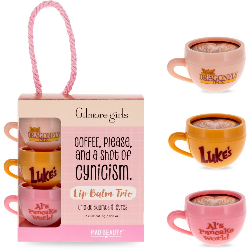 Mad Beauty Gilmore Girls подаръчен комплект за устни - Комплект - Сравни цени от 1 магазин с безплатна доставка