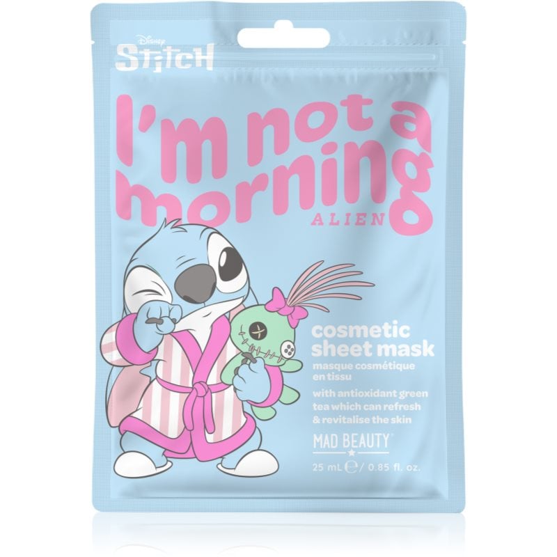 Mad Beauty Disney Stitch хидратираща платнена маска с успокояващ ефект