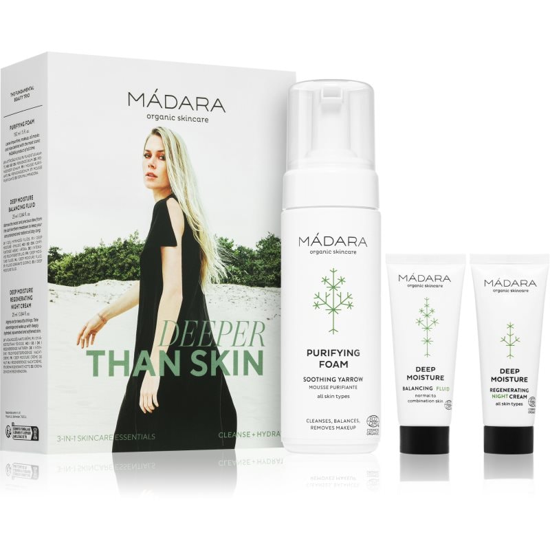 MÁDARA Deeper Than Skin Skincare Essential Set комплект за грижа за лице - Комплект - Сравни цени от 1 магазин с безплатна доставка