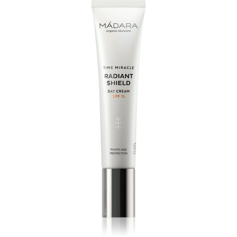 MÁDARA Time Miracle Radiant Shield озаряващ защитен крем SPF 15 - Грижа за тяло - Сравни цени от 1 магазин с безплатна доставка