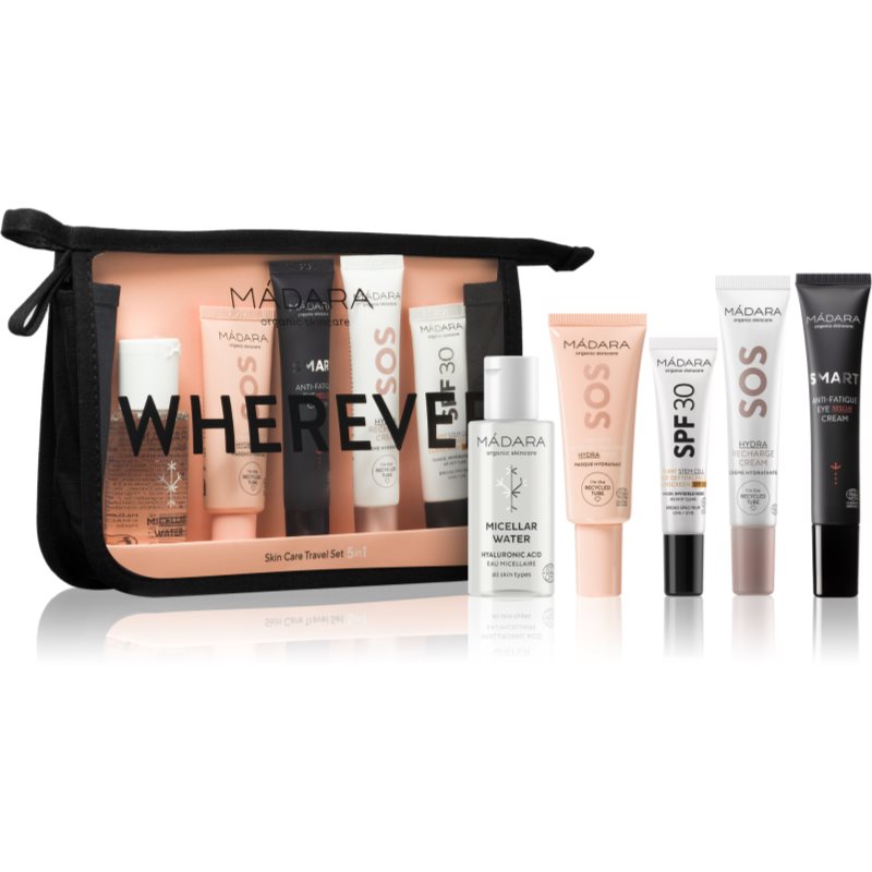 MÁDARA WHEREVER Travel Set 5-In-1 комплект за пътуване за перфектна кожа - Комплект - Сравни цени от 1 магазин с безплатна доставка