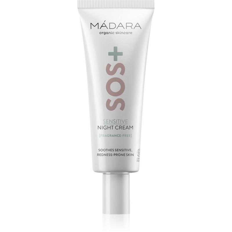MÁDARA SOS+ Sensitive нощен крем за чувствителна кожа на лицето - Грижа за лице - Сравни цени от 1 магазин с безплатна доставка
