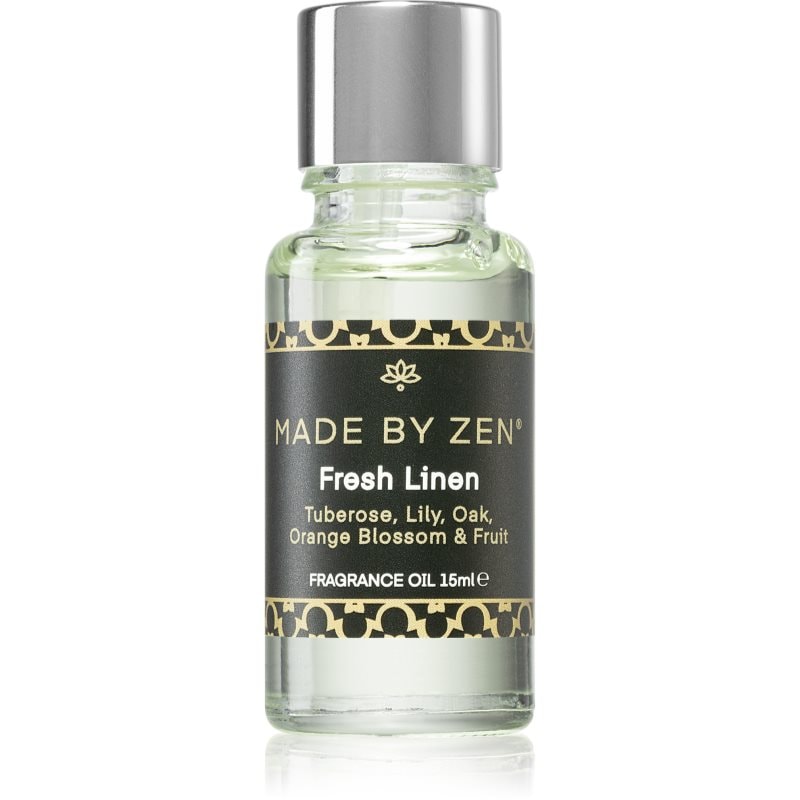 MADE BY ZEN Fresh Linen ароматично масло - Аромат - Сравни цени от 1 магазин с безплатна доставка