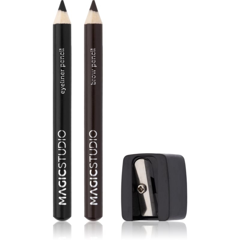 Magic studio Eyeliner Pencil Brow & Sharpener комплект за очи и вежди - Комплект - Сравни цени от 1 магазин с безплатна доставка