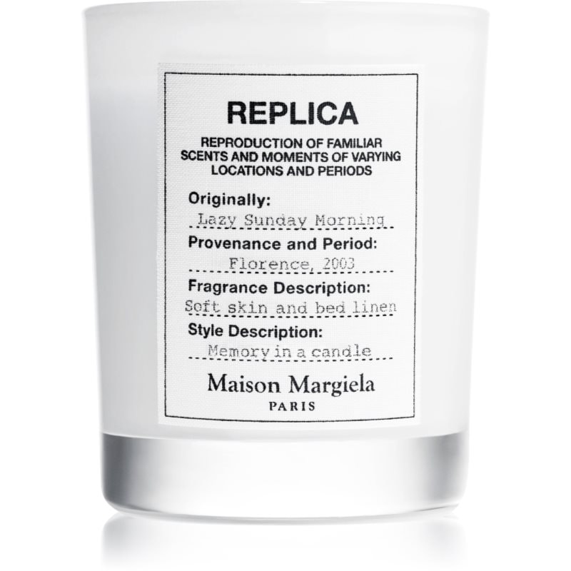Maison Margiela REPLICA Lazy Sunday Morning ароматна свещ 165 гр. - Аромат - Сравни цени от 1 магазин с безплатна доставка