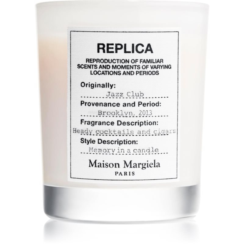 Maison Margiela REPLICA Jazz Club ароматна свещ 165 гр. - Аромат - Сравни цени от 1 магазин с безплатна доставка