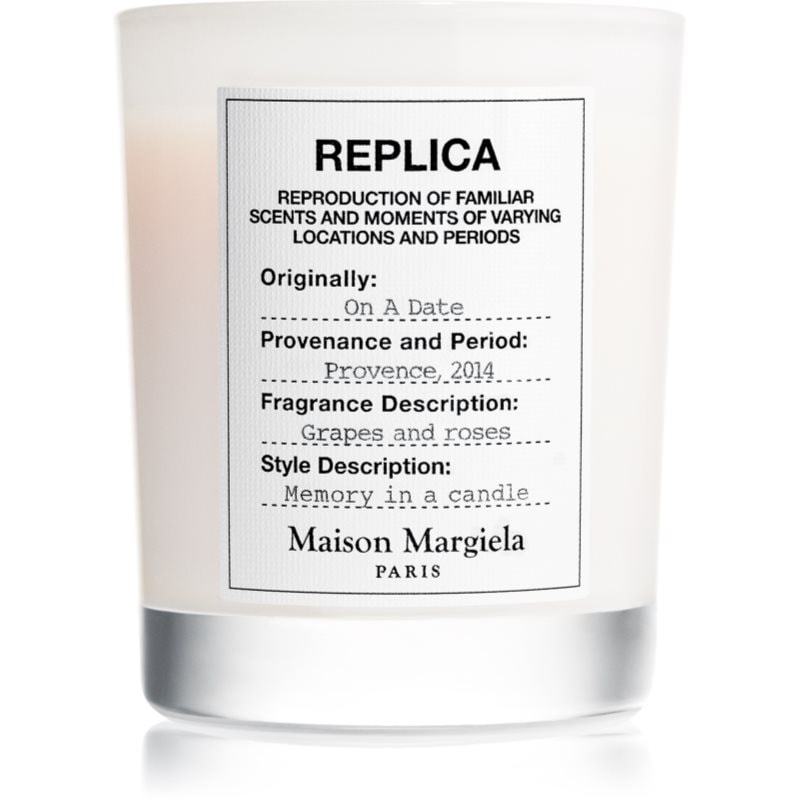 Maison Margiela REPLICA On a date ароматна свещ 165 гр. - Аромат - Сравни цени от 1 магазин с безплатна доставка