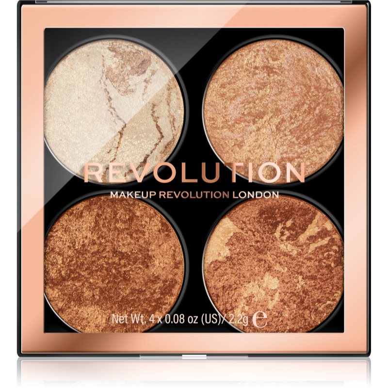 Makeup Revolution Cheek Kit палитра за лице - Грим - Сравни цени от 1 магазин с безплатна доставка