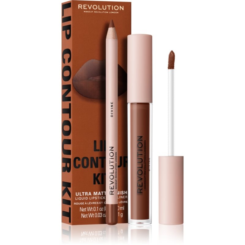 Makeup Revolution Lip Contour Kit комплект за устни - Комплект - Сравни цени от 1 магазин с безплатна доставка