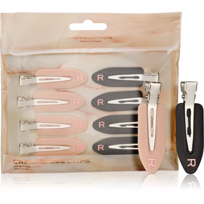 Makeup Revolution Creaseless Clips фиби за коса 8x1 бр. - Грижа за коса - Сравни цени от 1 магазин с безплатна доставка