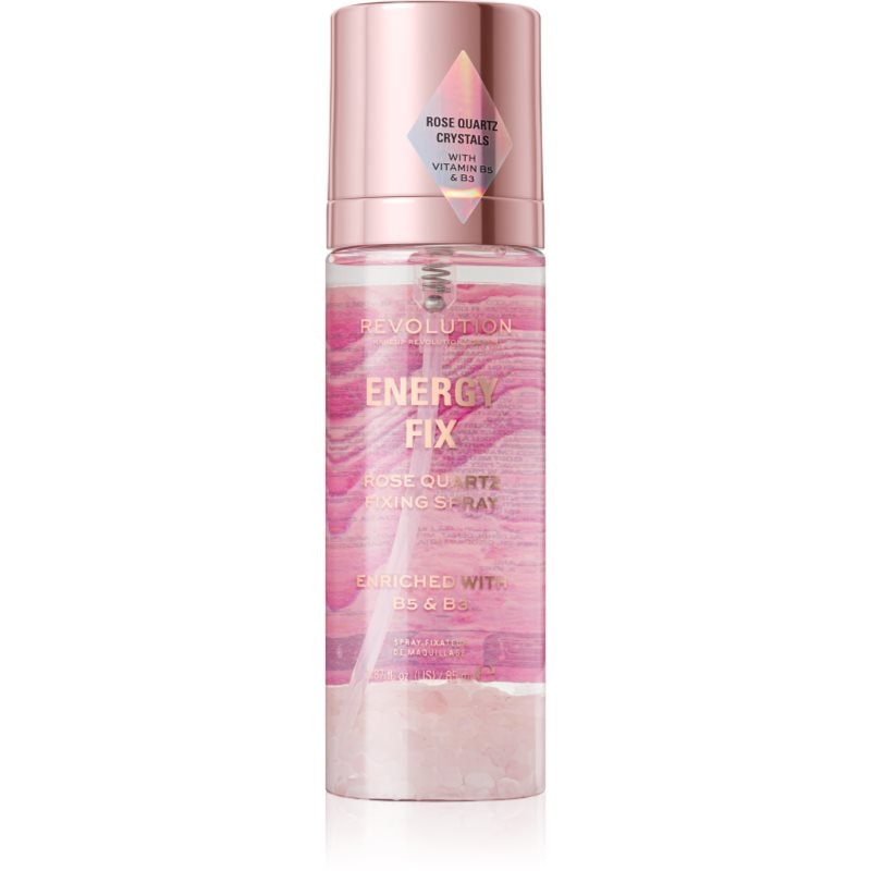 Makeup Revolution Crystal Aura Energy Fix спрей за фиксация с розова вода - Грим - Сравни цени от 1 магазин с безплатна доставка
